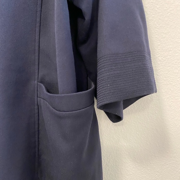 H & M Navy Quarter Length Sleeve Jacket - Picture 6 of 13